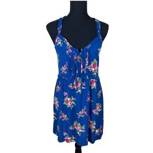 Abercrombie & Fitch Vibrant Blue Floral Mini Dress